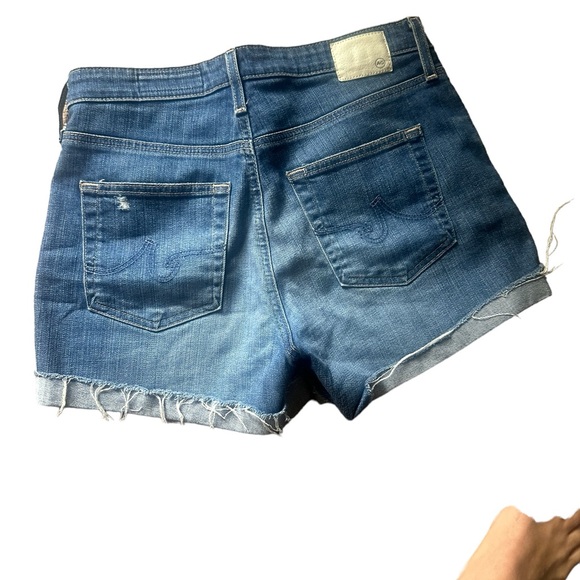 AG EX Boyfriend roll-up jean, short size 26 - Picture 3 of 7